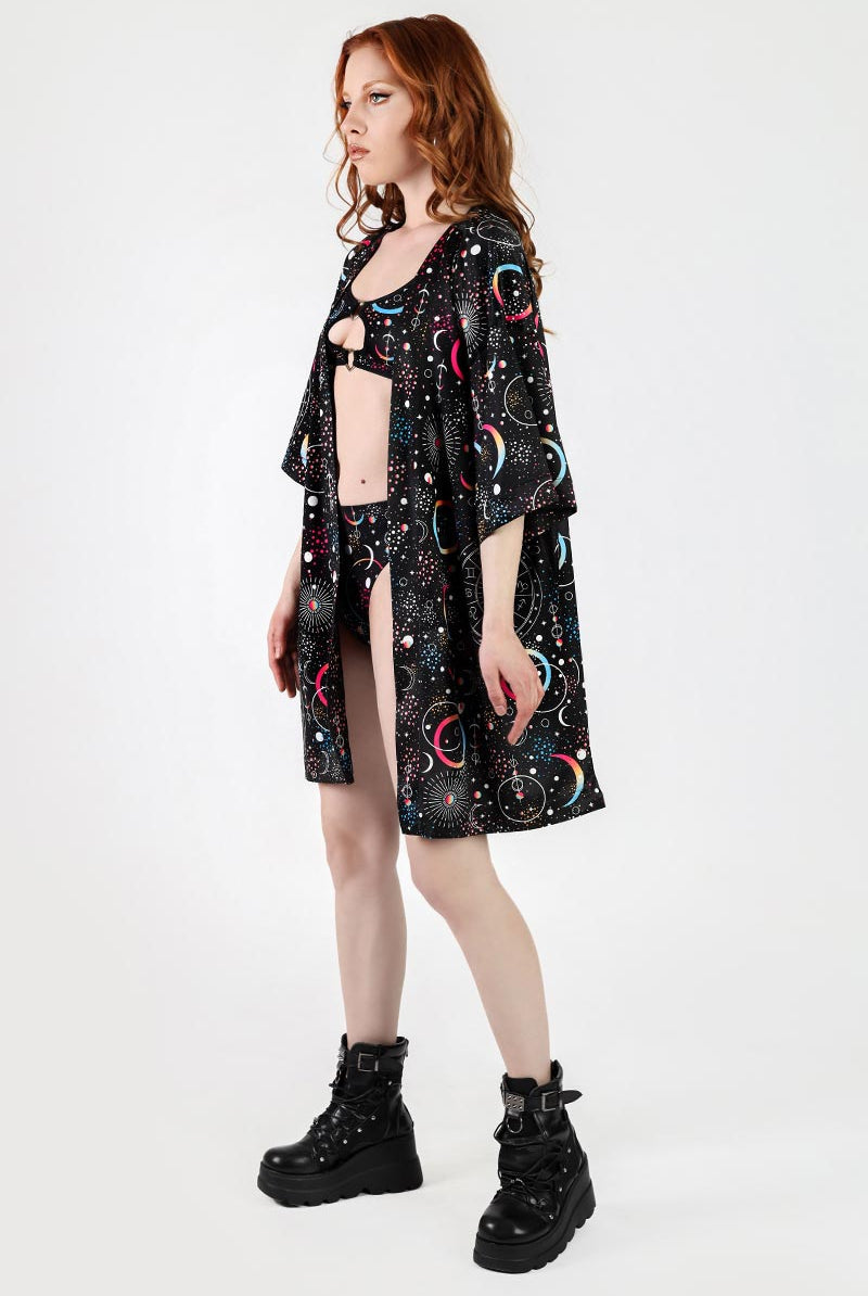 Solar Eclipse Kimono Side View