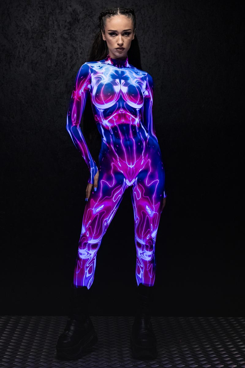 Space Wanderer Costume UV Front View