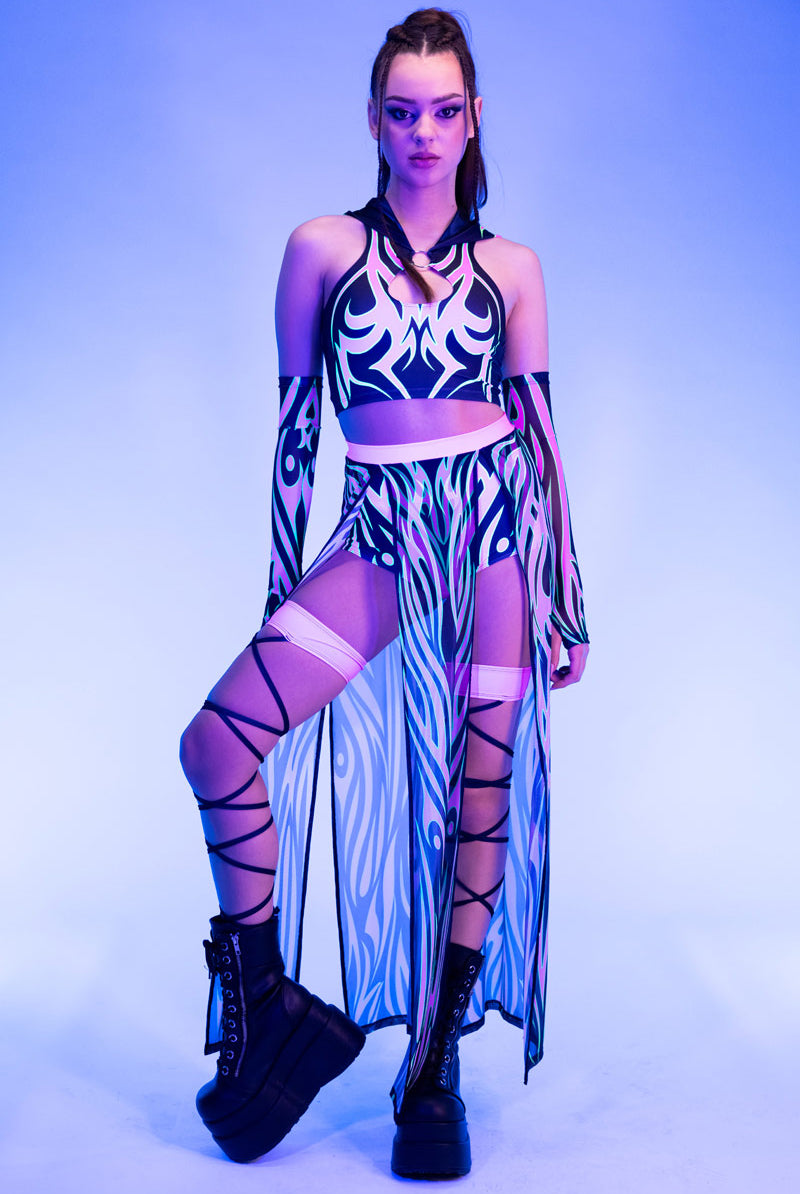 Rave Outfit Spirit Dancer Co Ord Set