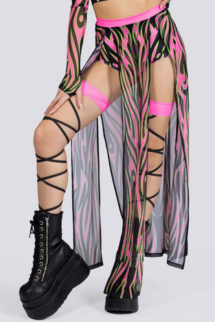 Spirit Dancer Sheer Maxi Skirt
