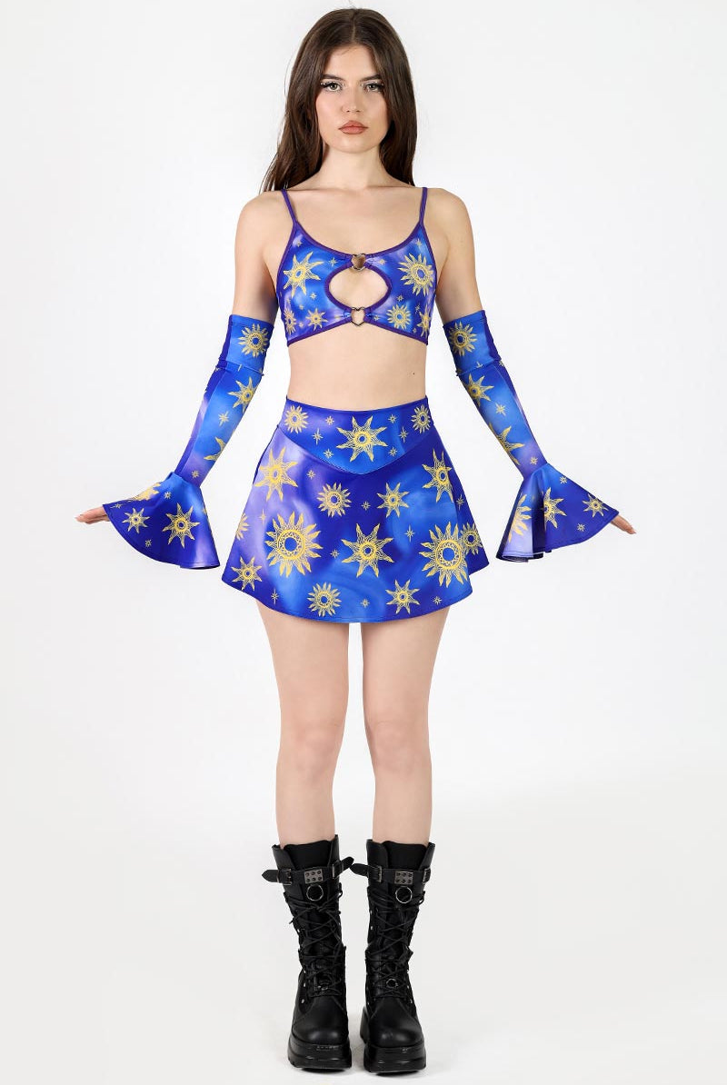 Sun Dance High Waisted Skort Full View