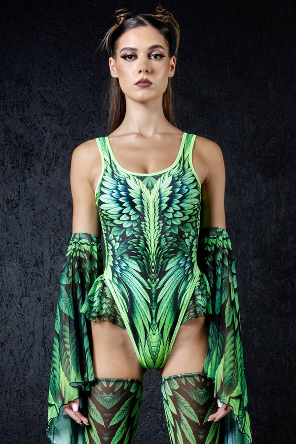 Rave Outfit Tinker Spell Balerina Bodysuit Close View