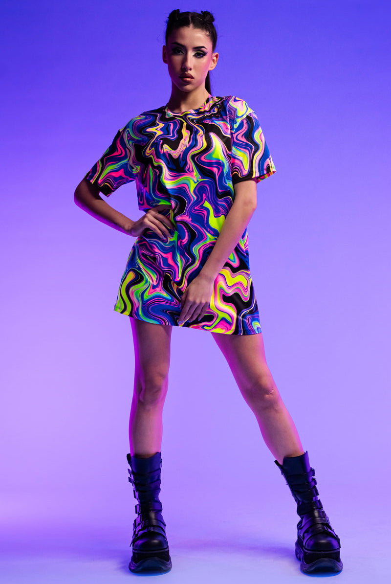 Total Obsession Oversized Festival Tee Shirt Dress | Devil Walking Total Obsession Oversized Festival Tee Shirt Dress | Devil Walking