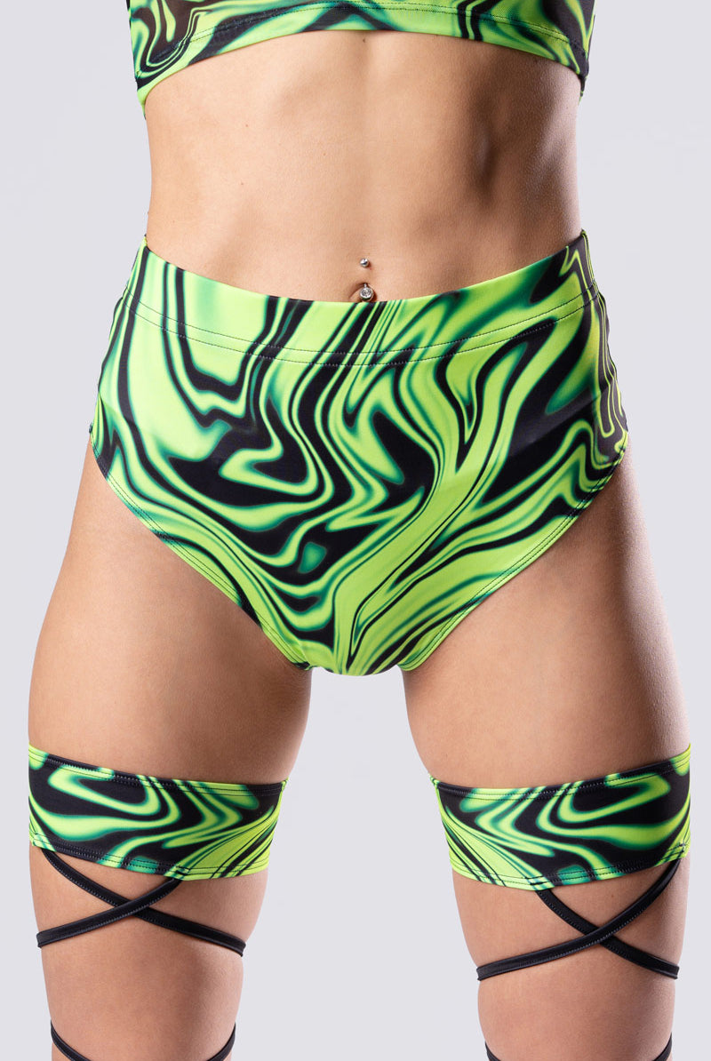 toxic-drip-booty-shorts-close-view