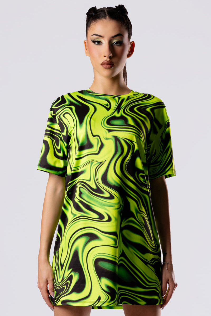 Toxic Drip Oversized Tee Shirt Dress, Green Tee Shirt Dress, Oversized T Shirt, Neon Green Graphic Tee, Green Rave Outfits, EDM T Shirts, Rave Wear, L Toxic Drip Oversized Tee Shirt Dress, Green Tee Shirt Dress, Oversized T Shirt, Neon Green Graphic Tee, Green Rave Outfits, EDM T Shirts, Rave Wear, L