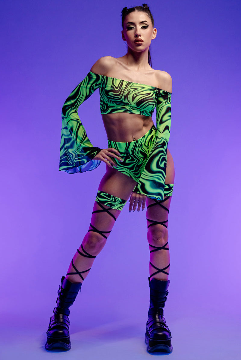 toxic-drip-shorts-set-uv-front-view