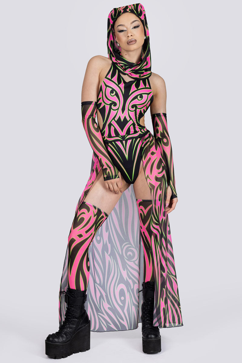 Tribal Empress Rave Bodysuit