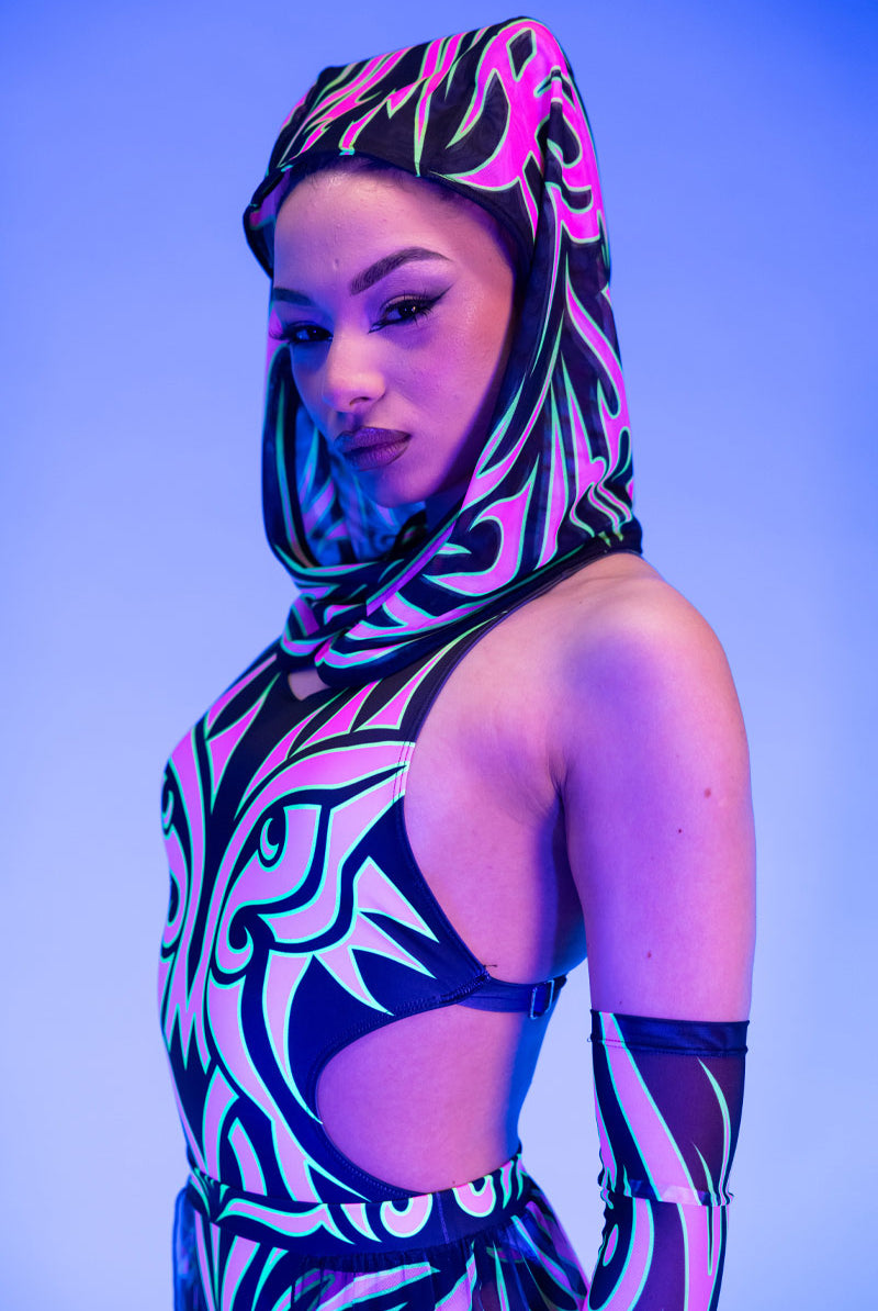 Tribal Empress Festival Hood