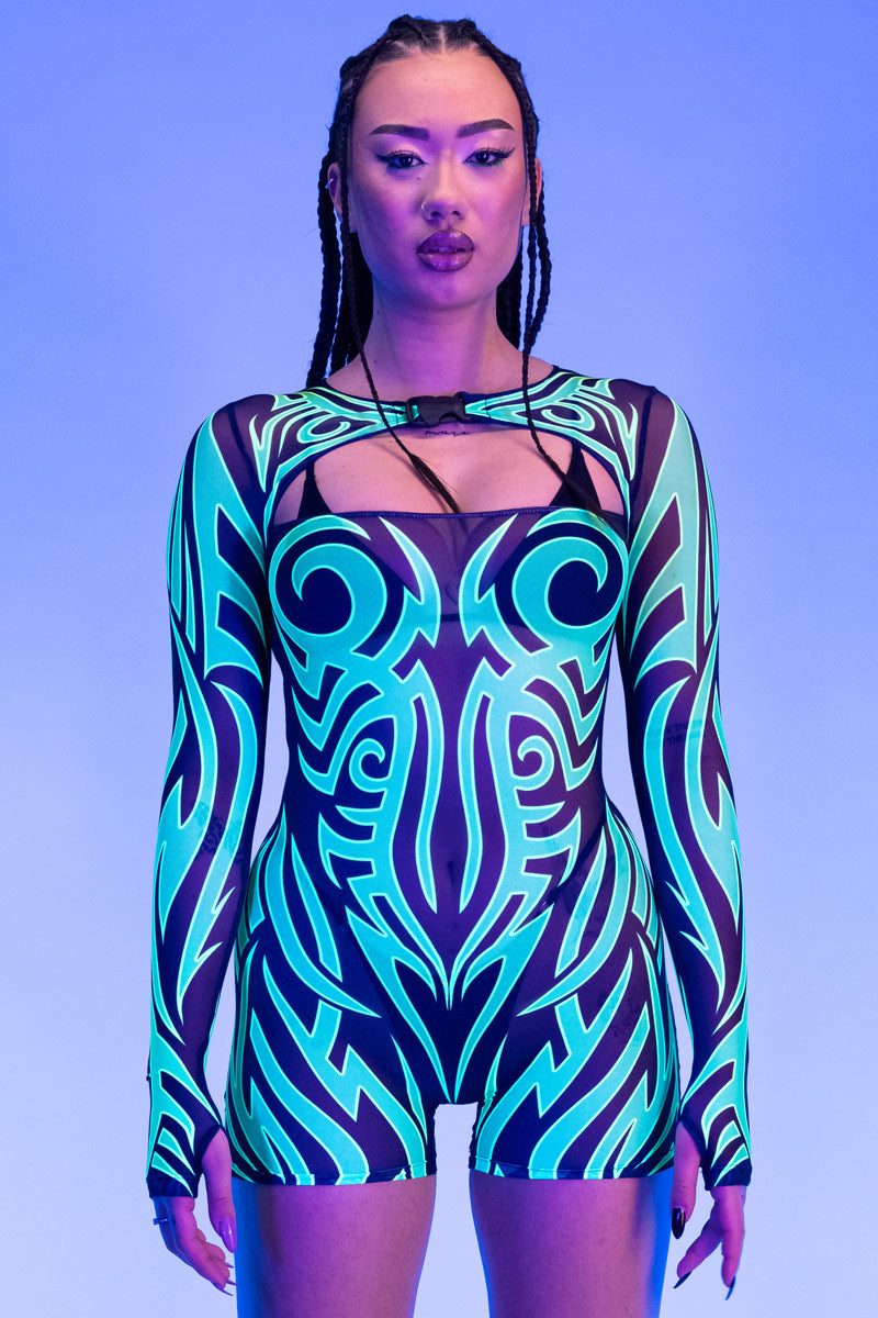 Tribal Oracle Sheer Romper