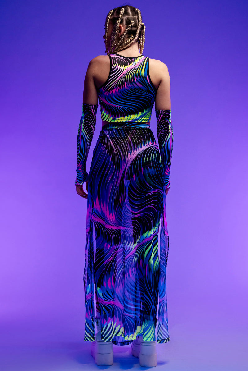 trippy-sound-wave-sheer-maxi-skirt-set-uv-back-view