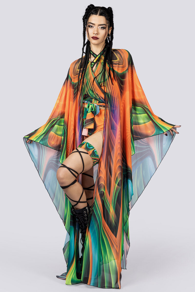 Tropica Criss Cross Halter Top Full View