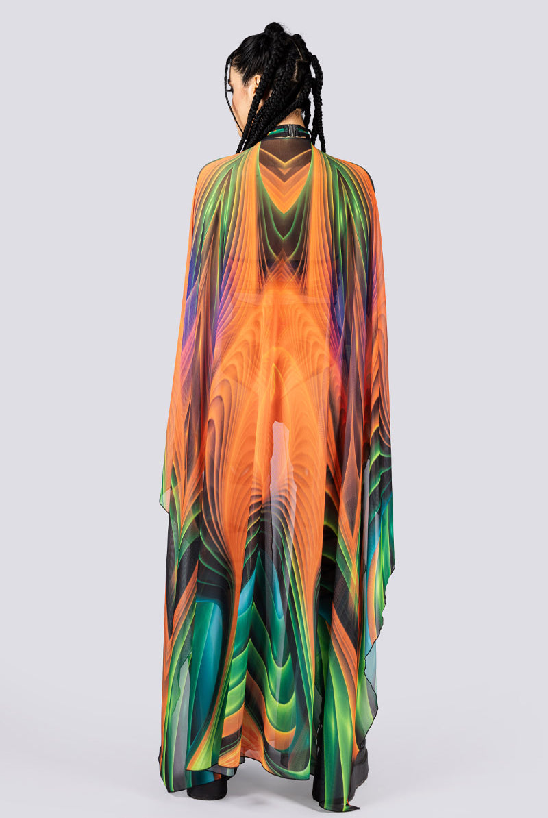 Tropica Rave Kimono Back View
