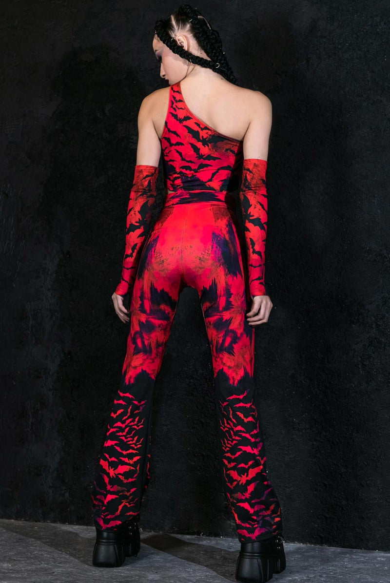 Twilight Bats Bell Bottoms Set Back View