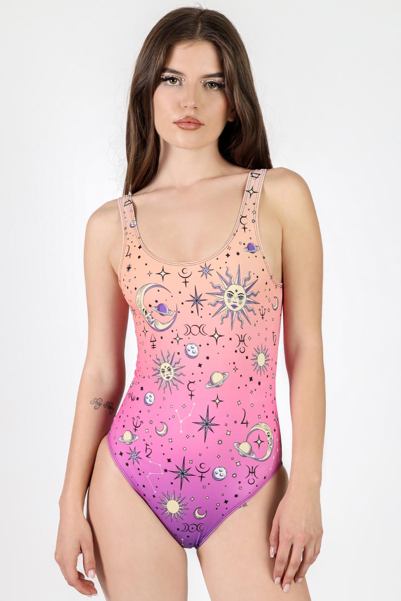 Twilight Esoterica One Piece Swimsuit Front View