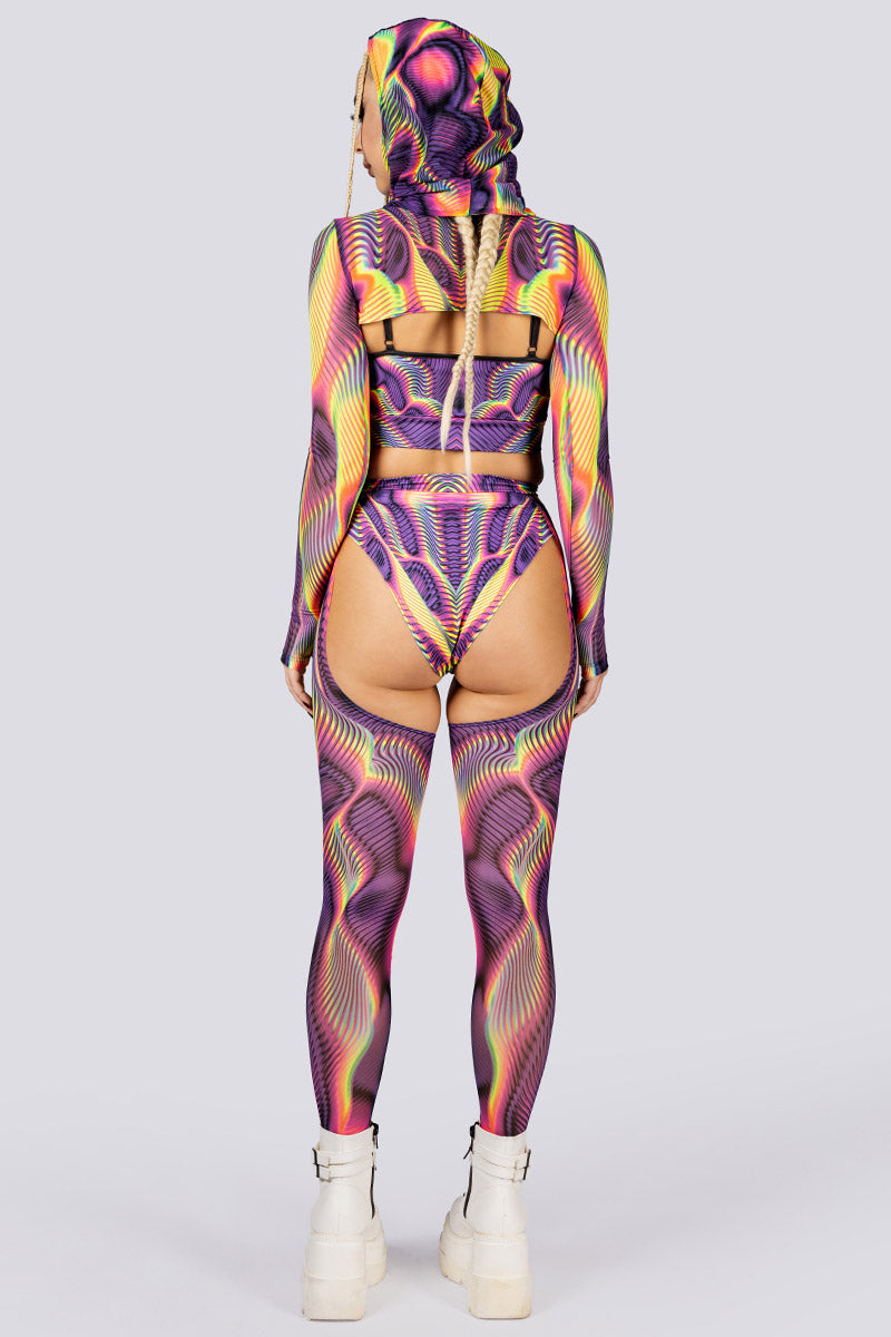 Velocity Wave Chap Pants Set Back View