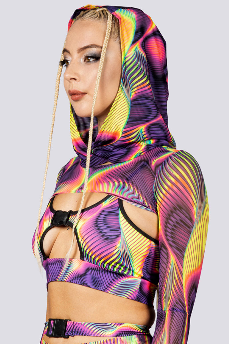 Velocity Wave Rave Hood Close View