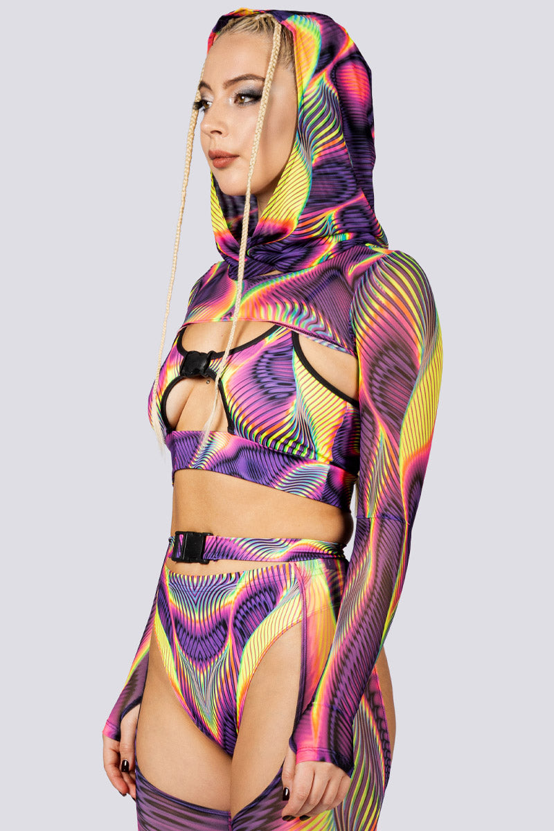 Velocity Wave Two Piece Top Close Side View