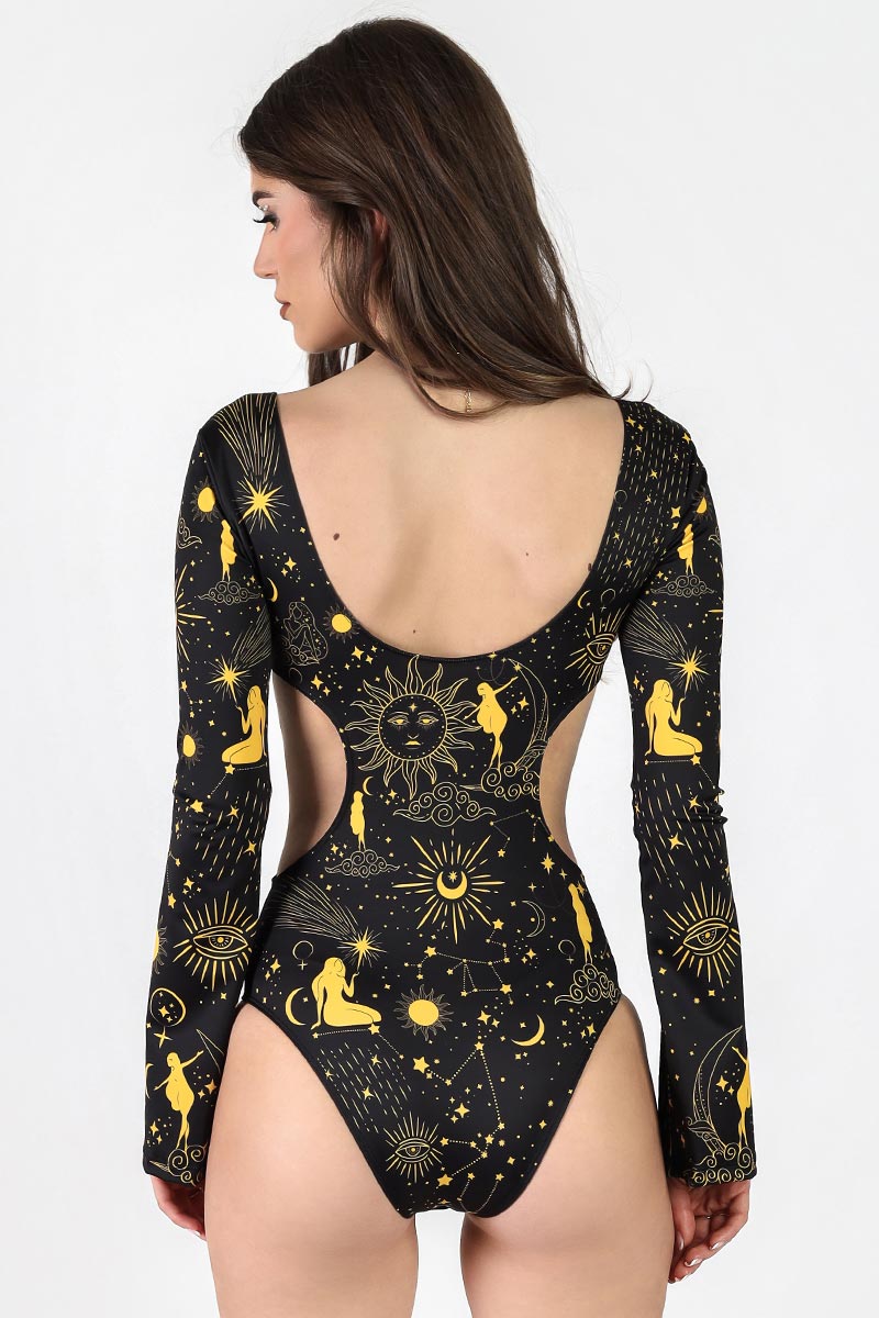 House on the hill-Bodysuit（Black stripe） DollHaus Halter Bodysuit - Black – CXIX