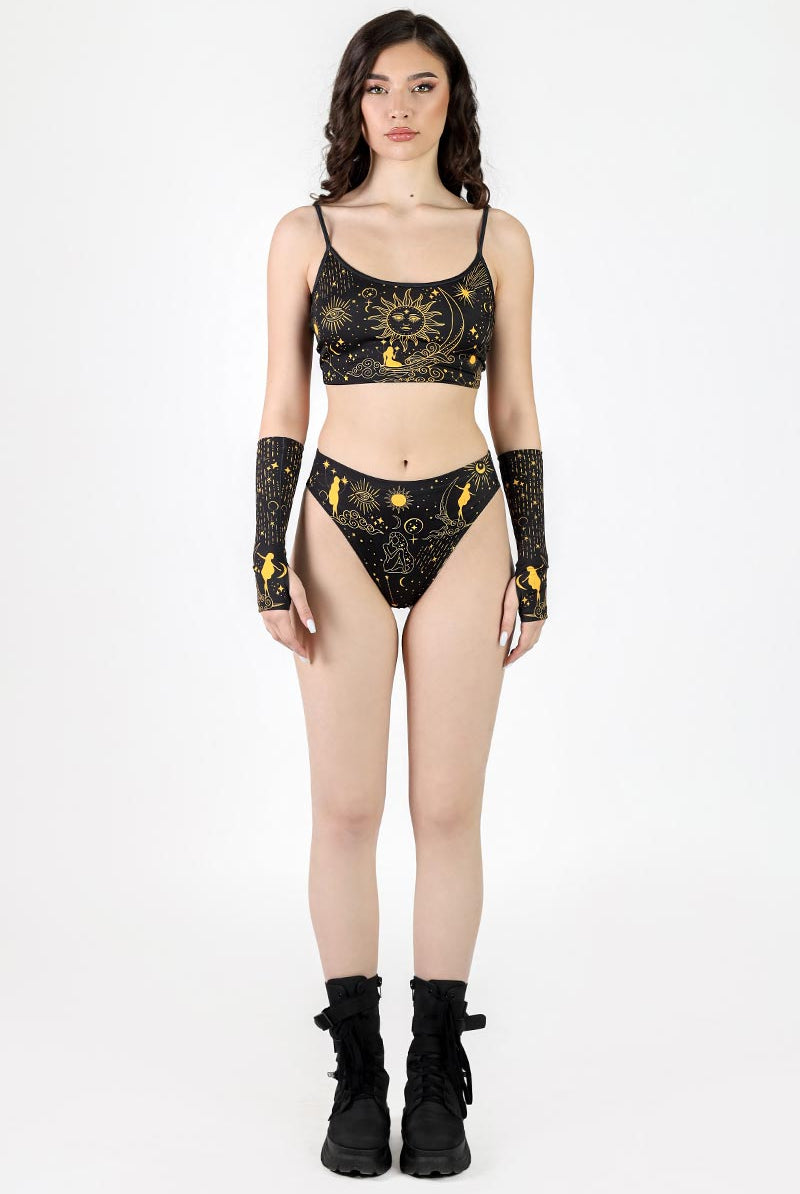 Venus Secrets Spaghetti Strap Crop Top Full View