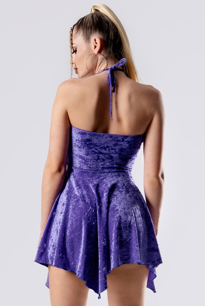 violet-crush-cut-out-handkerchief-dress-purple-velvet-close-back-view