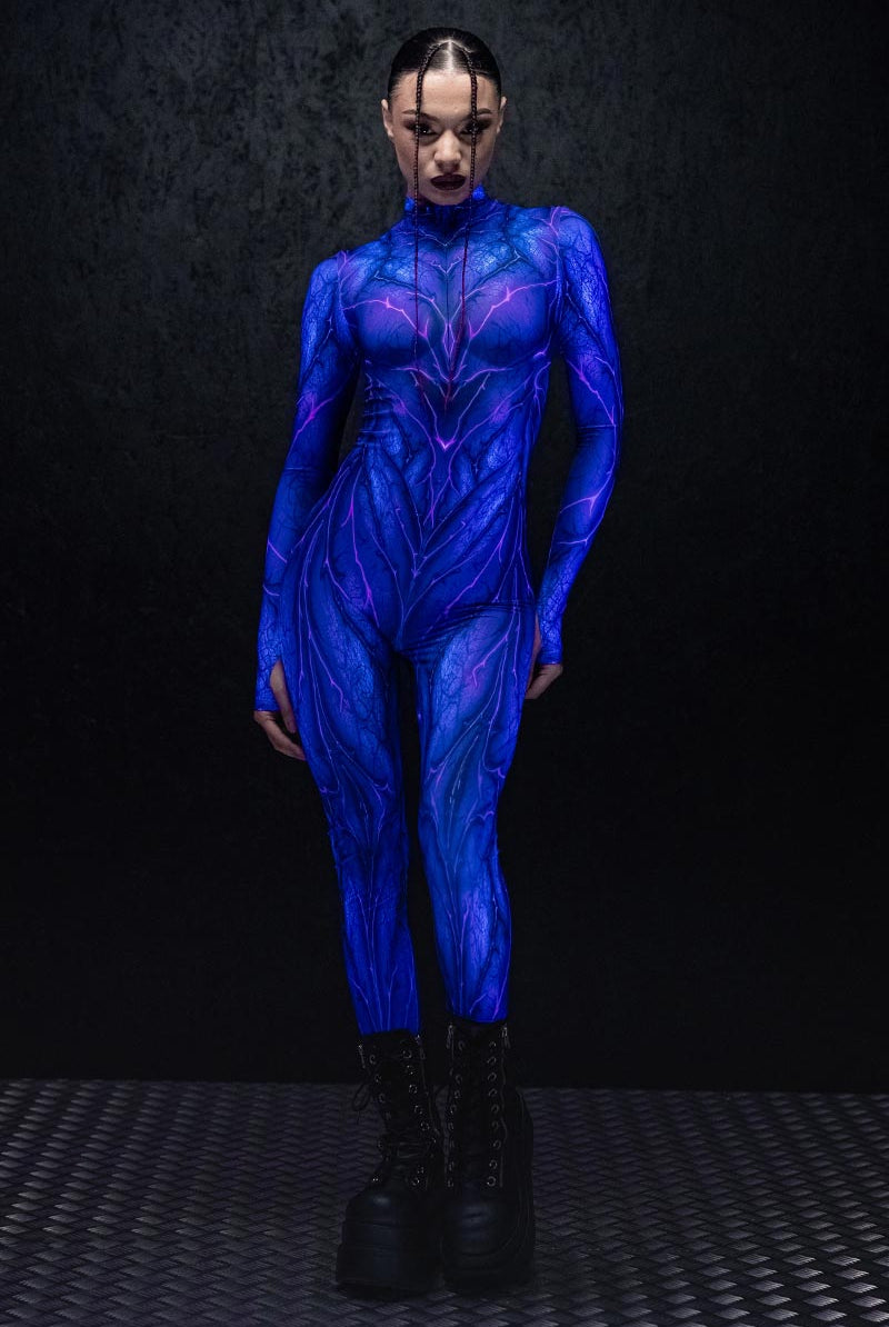 Violet Witch Costume UV Front View