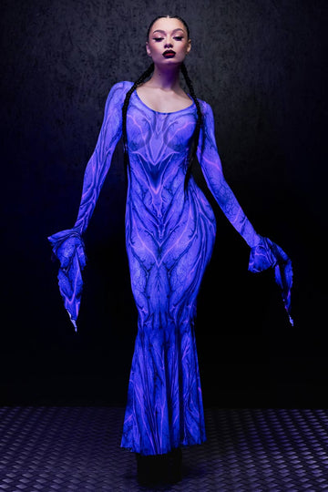 sheer witch dress Violet Witch Sheer Mesh Dress