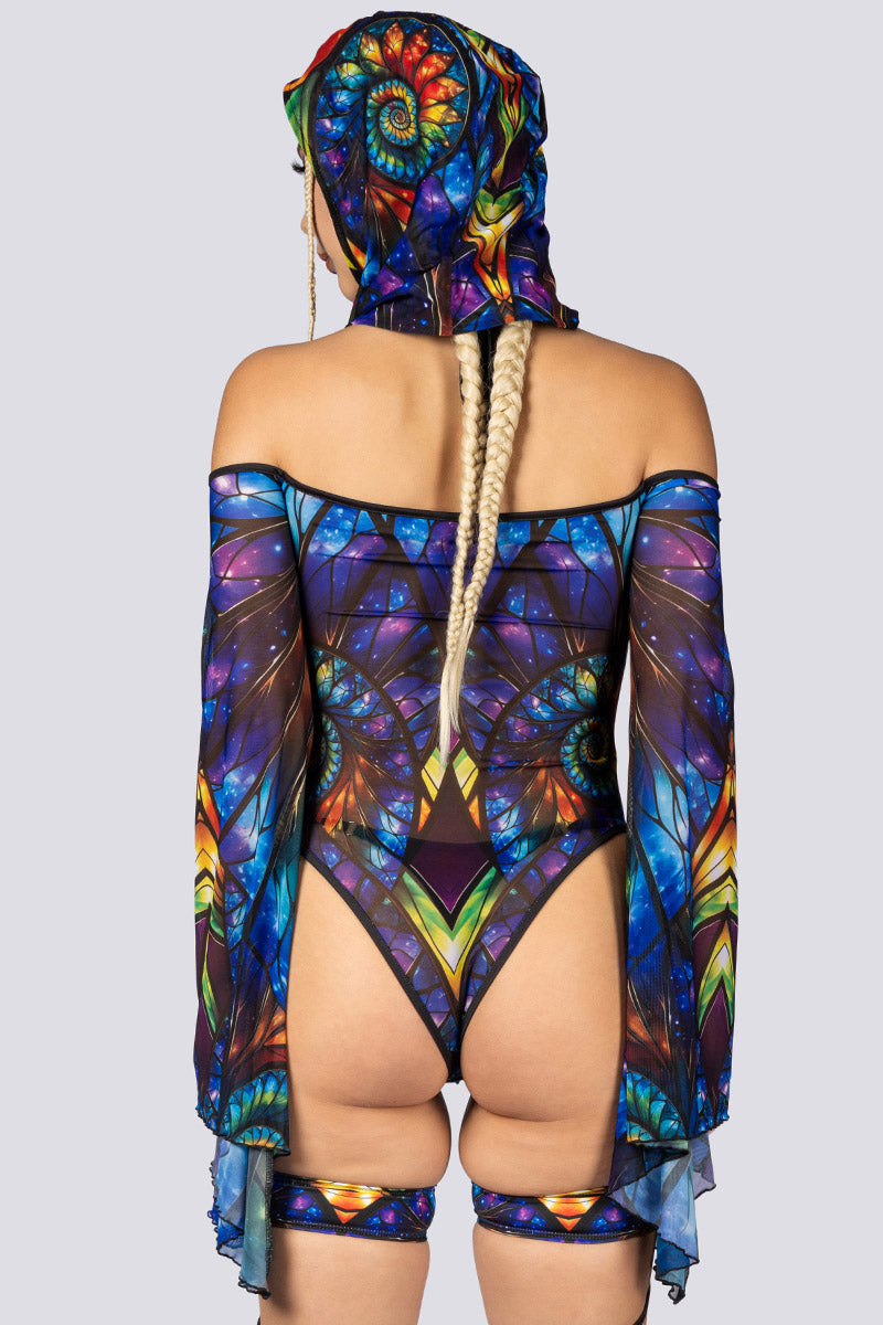 Vitrage Rave Hood Full Back View