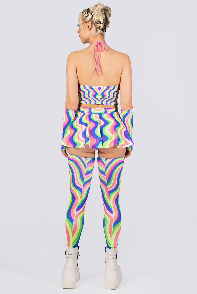 wavy-baby-rave-mini-skirt-set-back-view