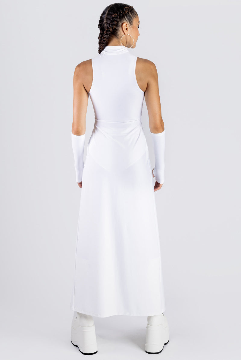 White Cut Out Maxi Dress White Cut Out Maxi Dress