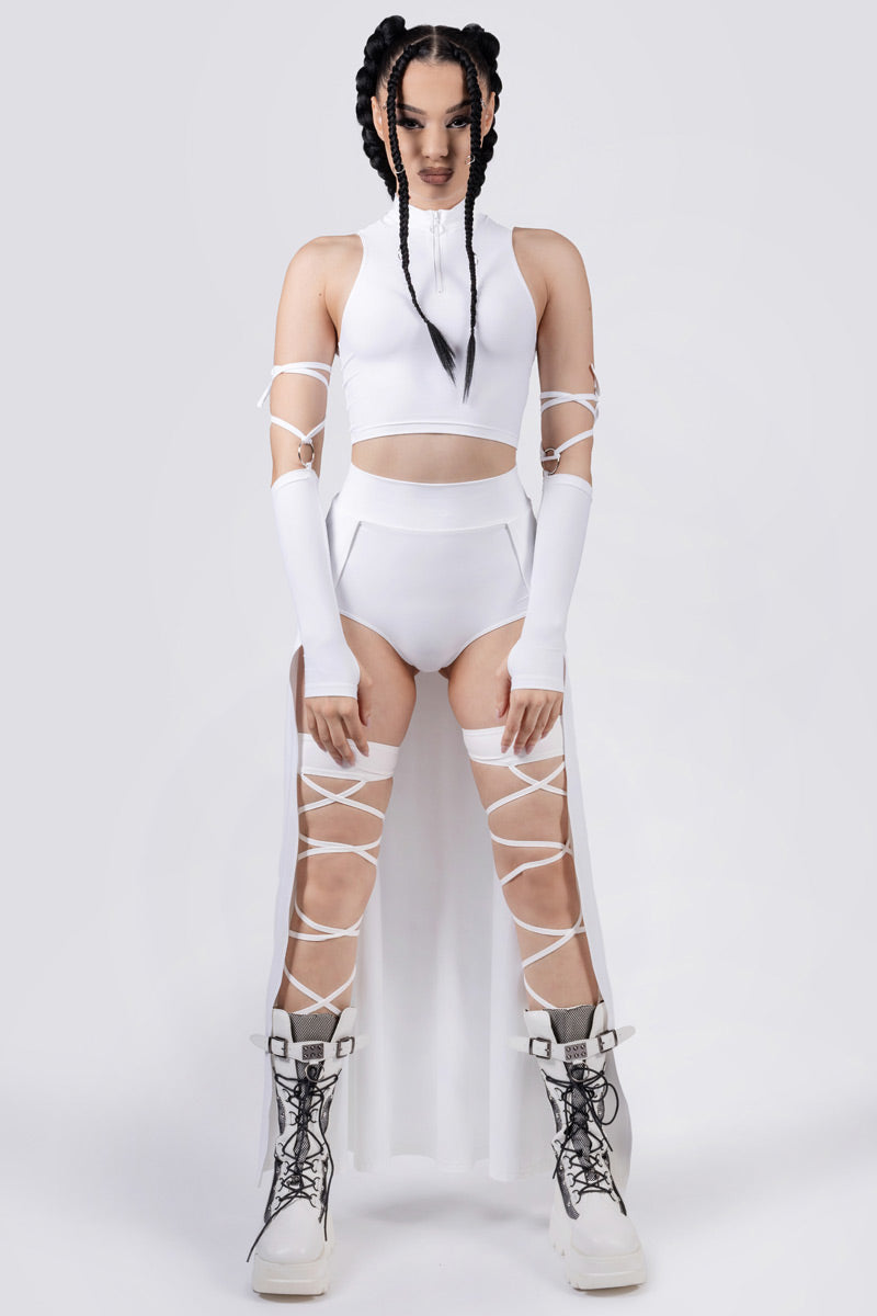 white-half-zip-crop-top-front-view