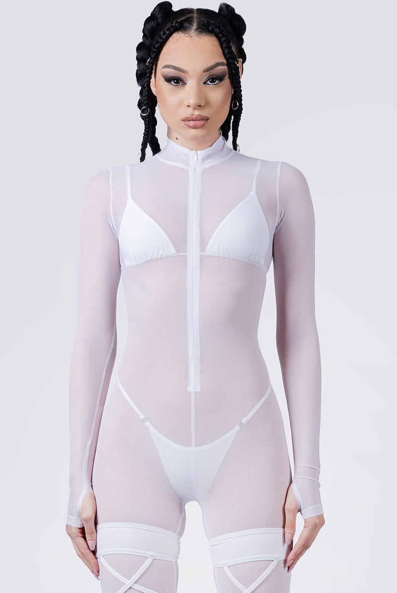 white-mesh-full-body-costume-close-view