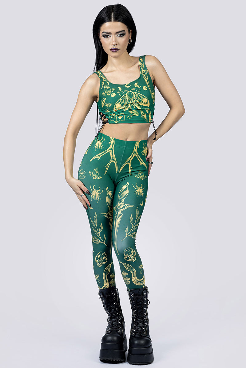Wicked Witch Two Piece Top Front Gothic Clothing