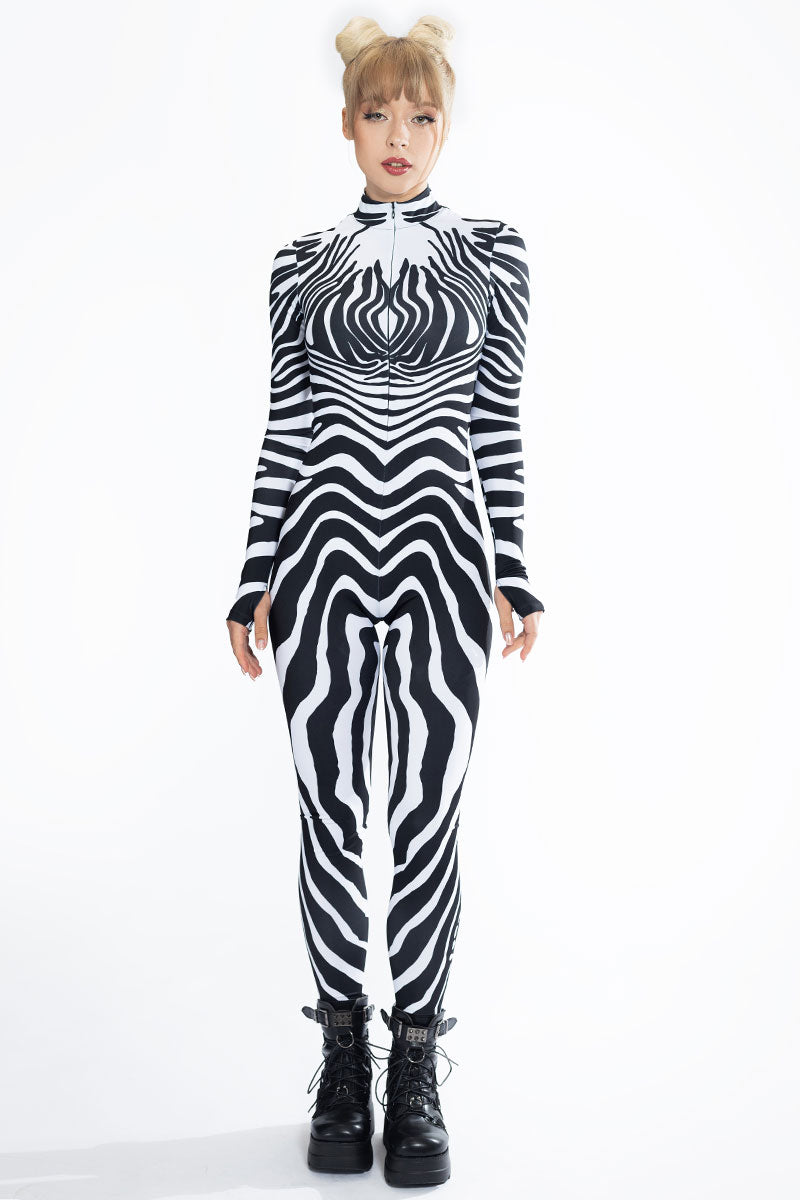 Zebra Suit Costume Da Zebra Adulto Zebra Costume
