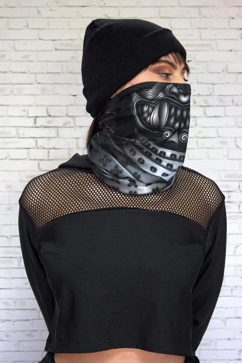 Samurai Neck Gaiter Front View
