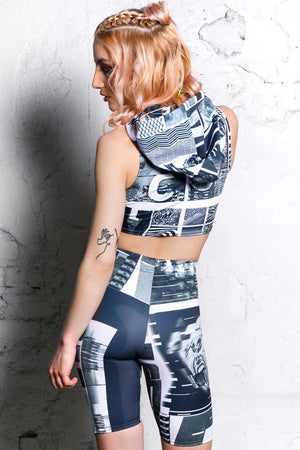 Hysteria Biker Shorts Back View