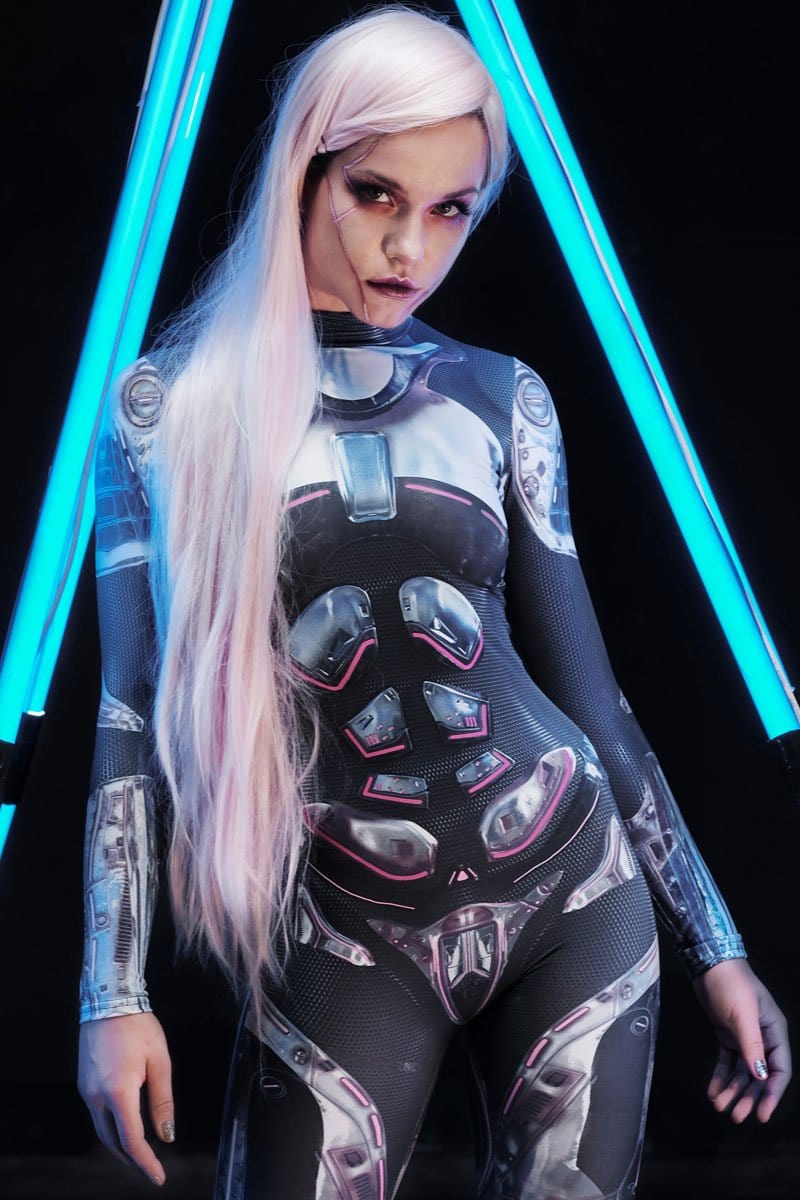 Bionic Prototype Women Costume Close View