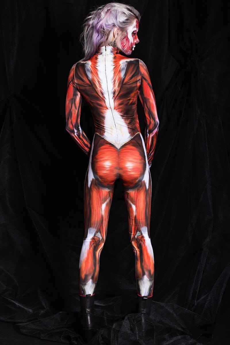 Muscle Costume Back View