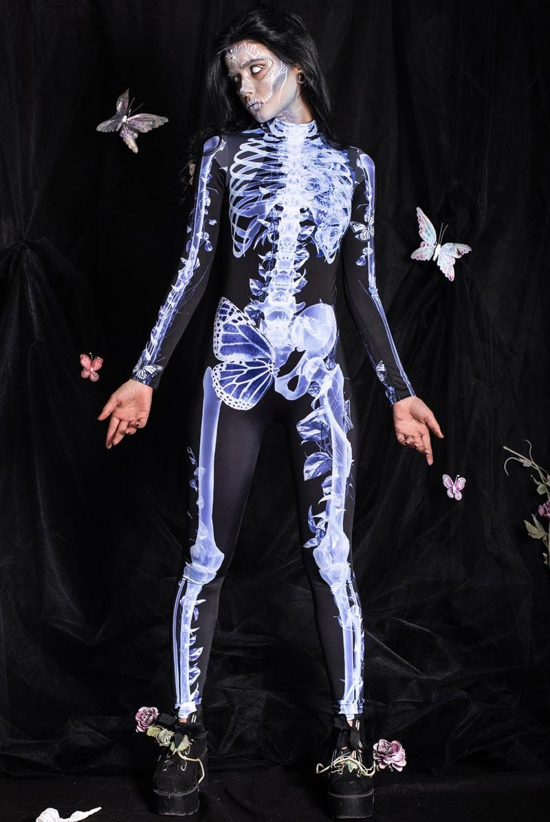 X-Ray Skeleton Costume Full View