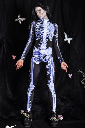 X-Ray Skeleton Costume Full View