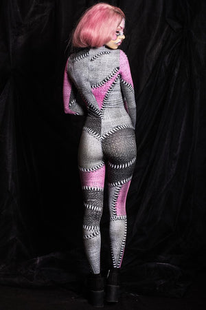 Voodoo Doll Costume Back View