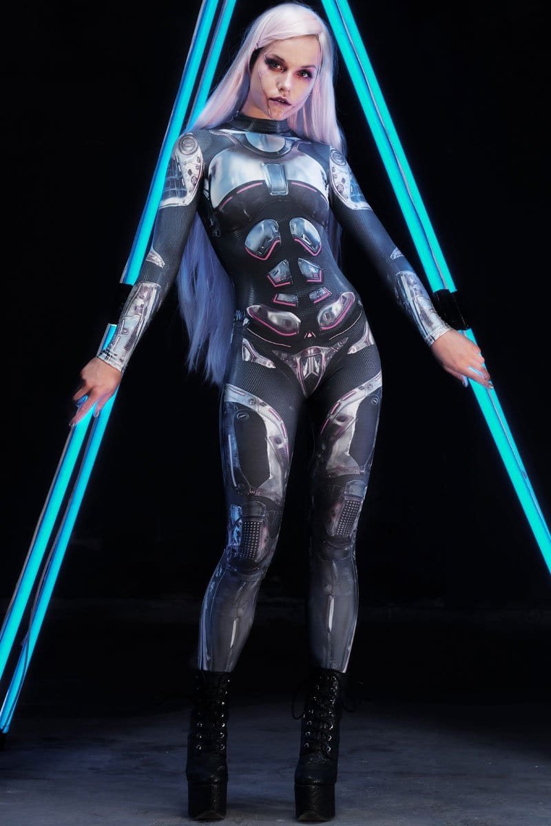 Bionic Prototype Women Costume Close View