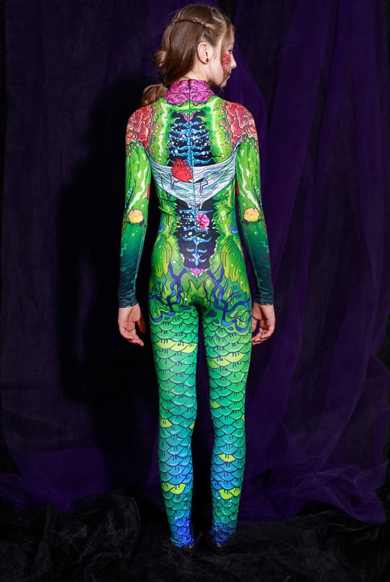 Mermaid Kids Costume Back View