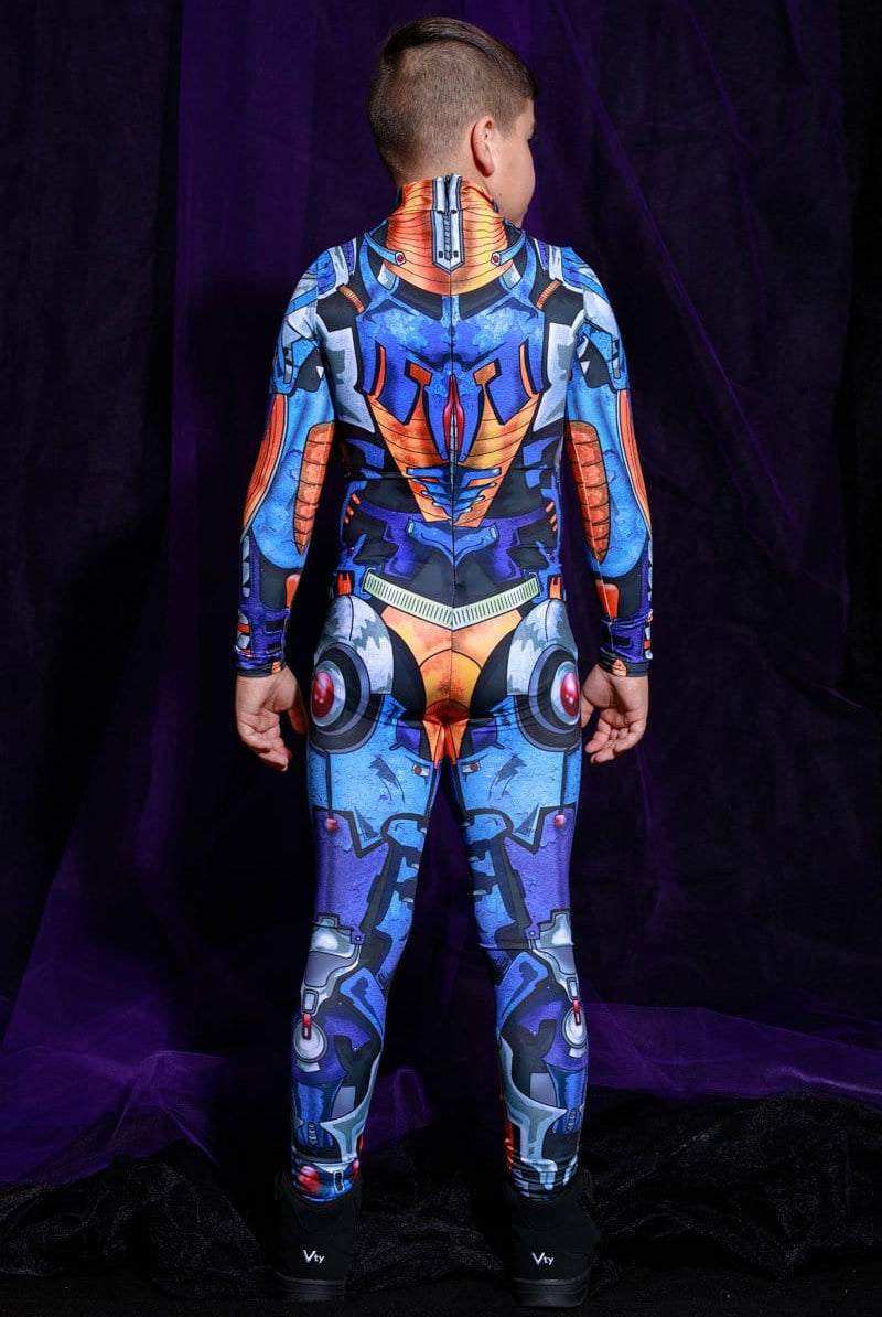 Robot Boy Costume Back View