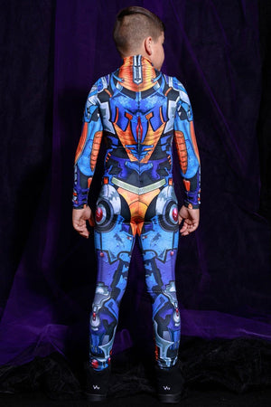 Robot Boy Costume Back View