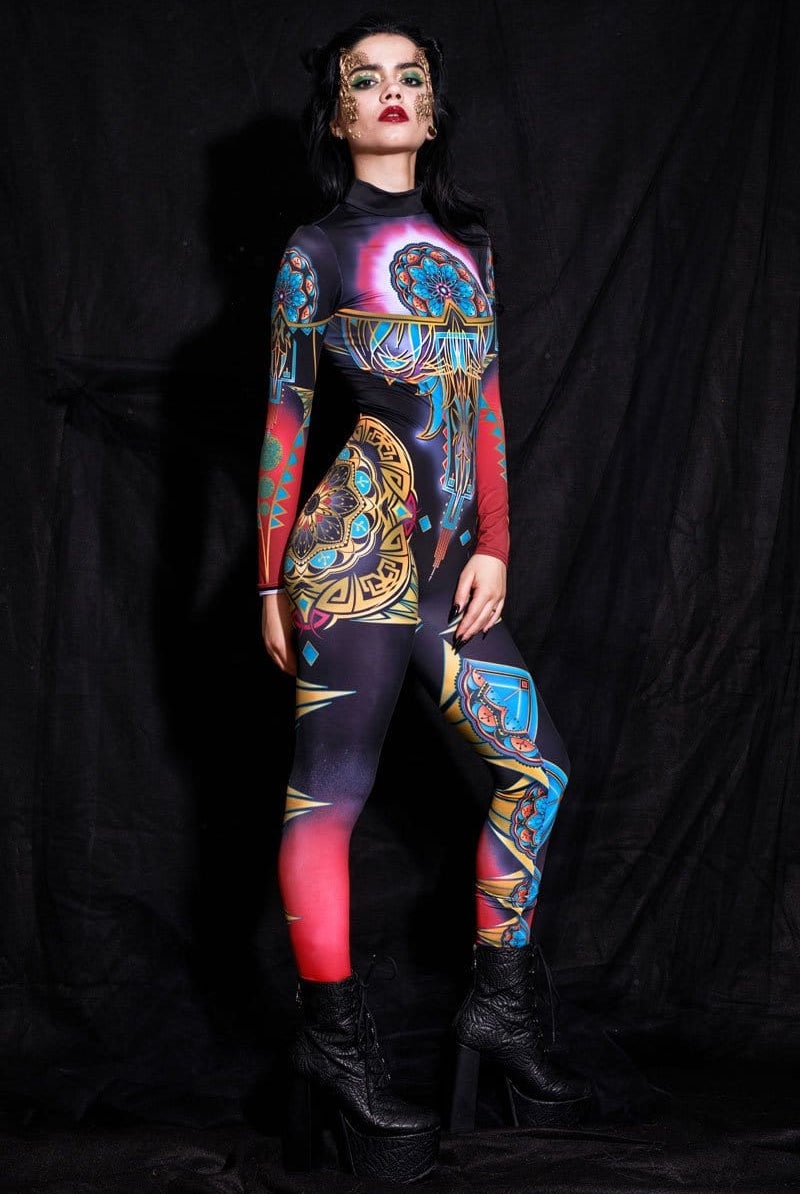 Sorceress Costume Side View
