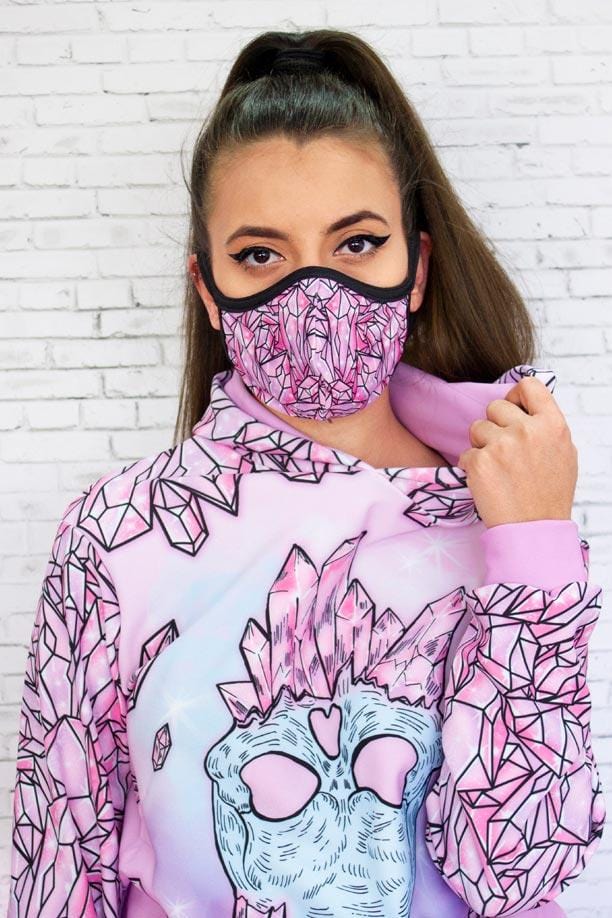 Crystal Reusable Face Mask Right Side View