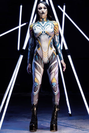 Cyber Assassin Costume Front View