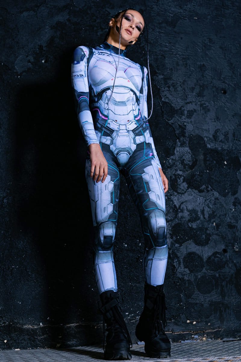 Cyber Soldier Costume Front View