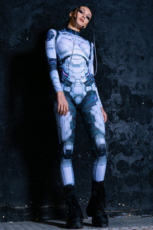 Cyber Soldier Costume Full View
