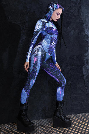 Cybernetic Skin Robot Costume for Adult | Devil Walking